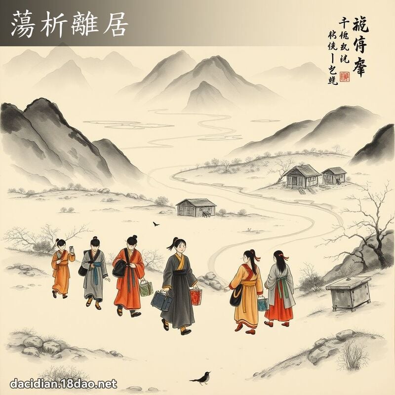 荡析离居 配图