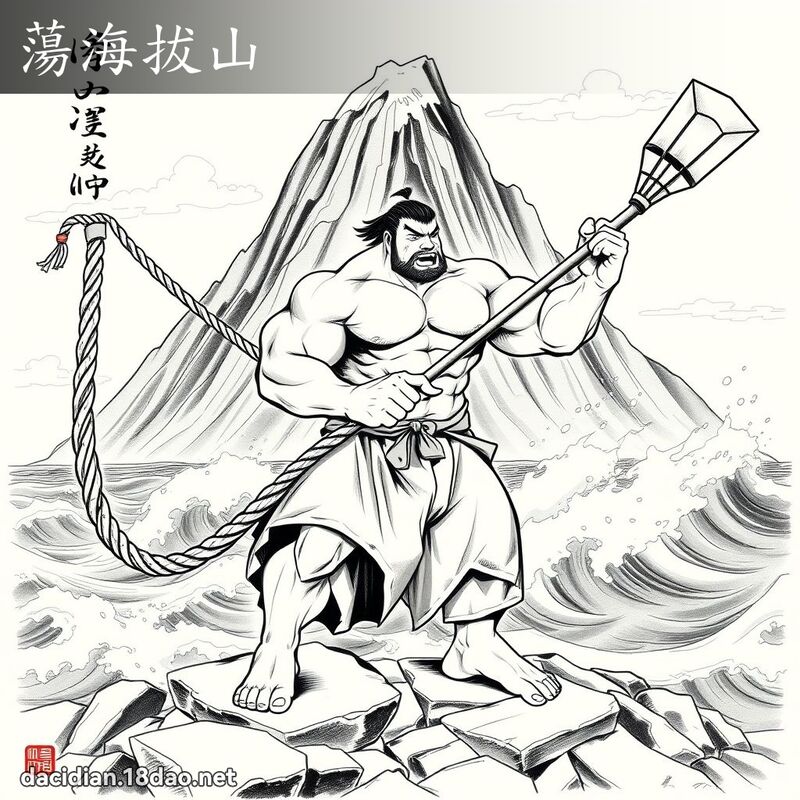 荡海拔山 配图