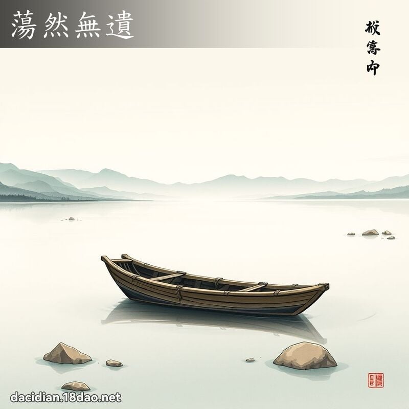 荡然无遗 配图