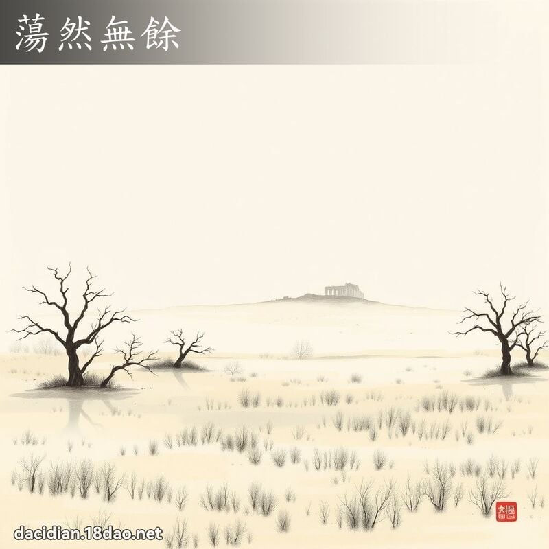 荡然无余 配图