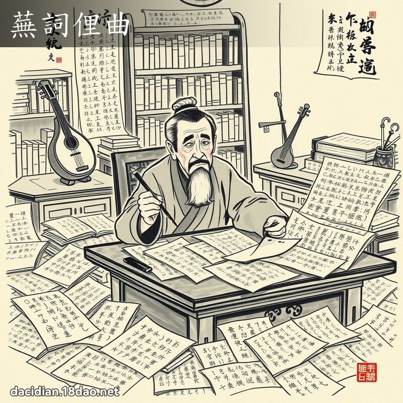 芜词俚曲 配图