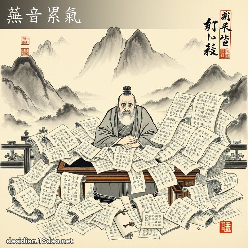 芜音累气 配图