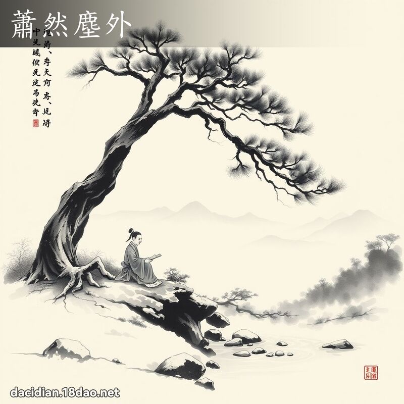 萧然尘外 配图