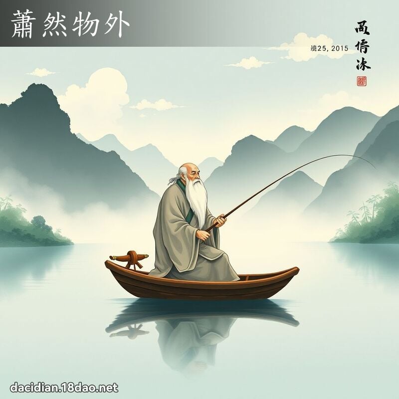 萧然物外 配图