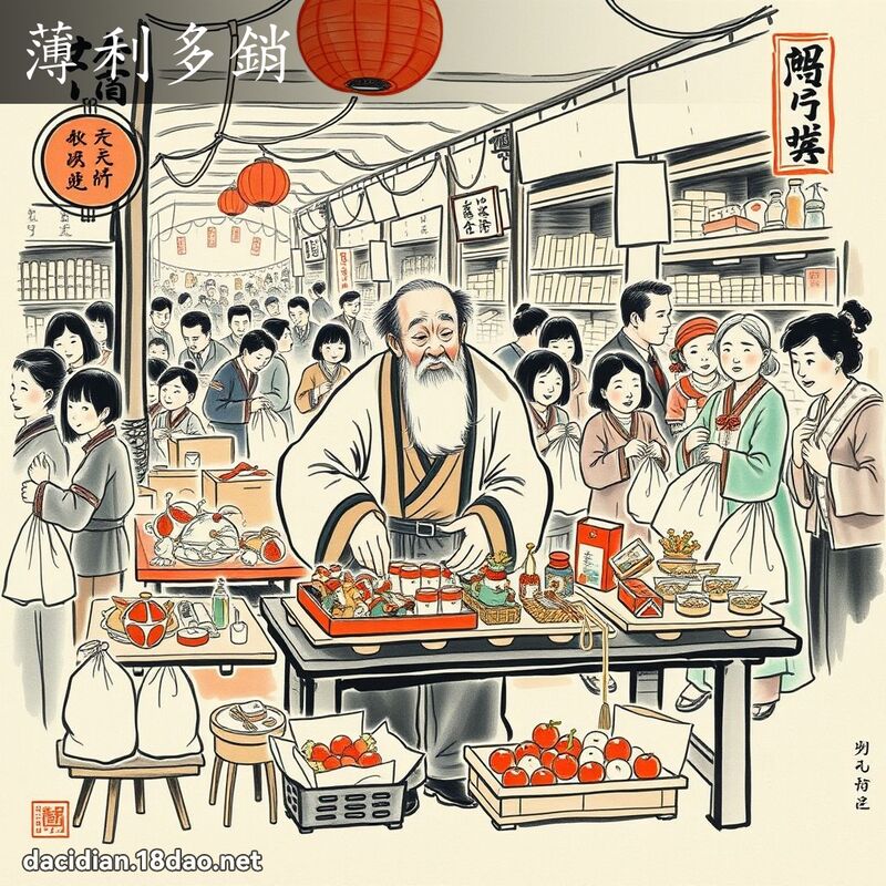 薄利多销 配图