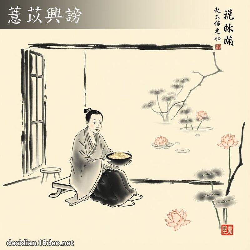 薏苡兴谤 配图