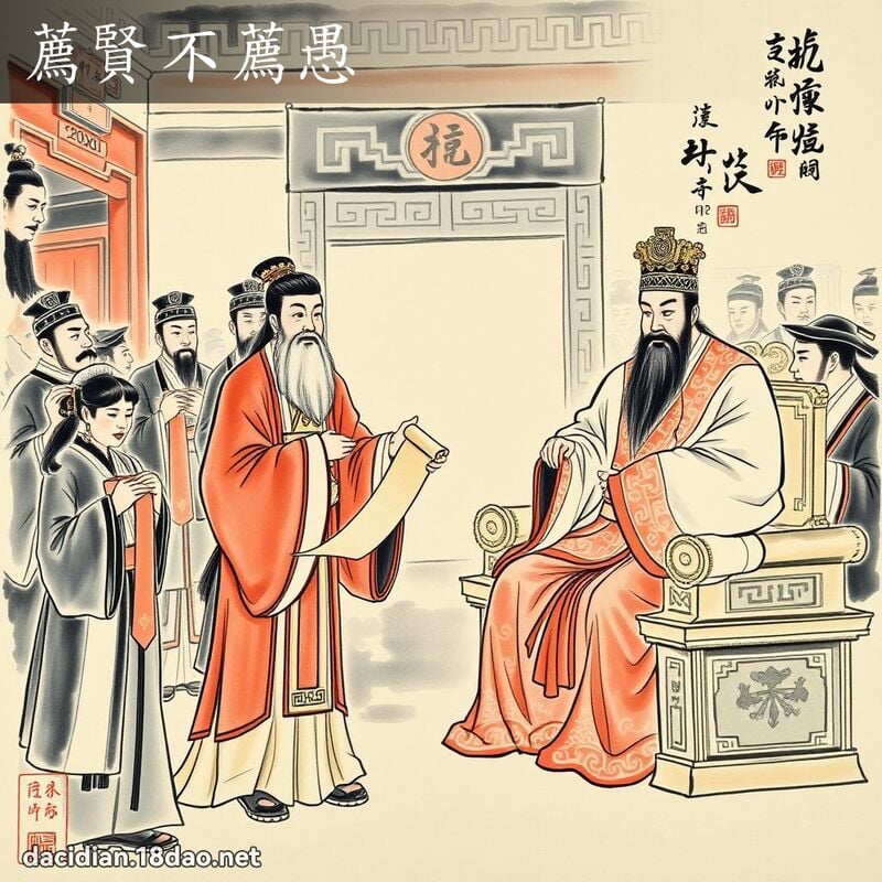 荐贤不荐愚 配图