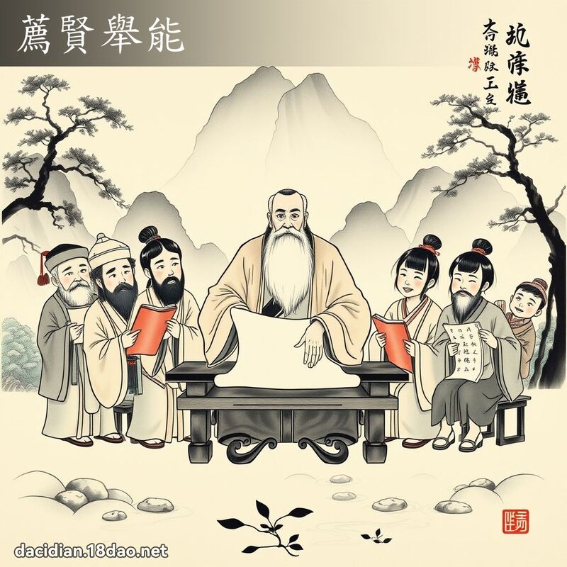 荐贤举能 配图