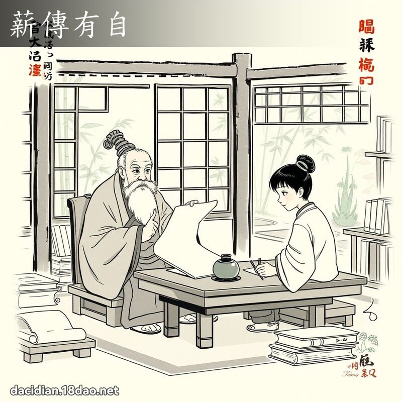 薪传有自 配图