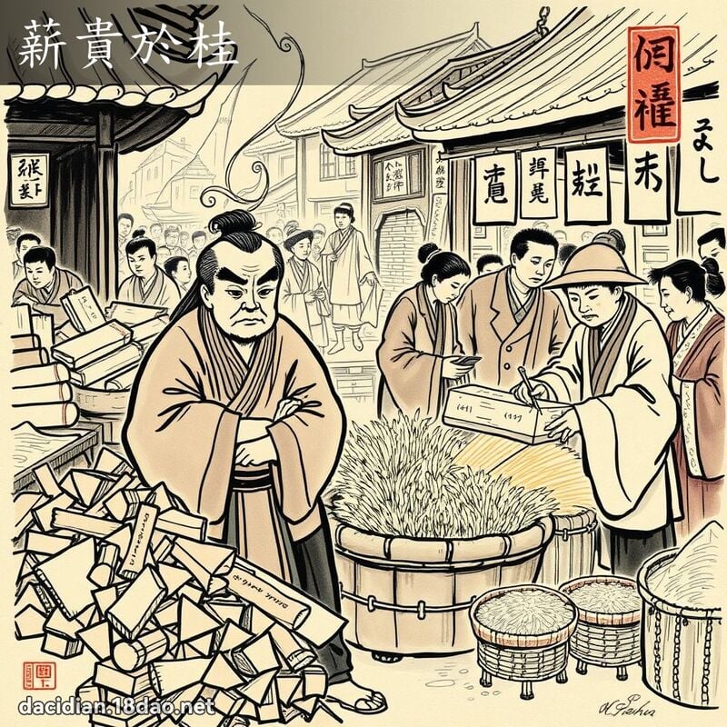薪贵於桂 配图