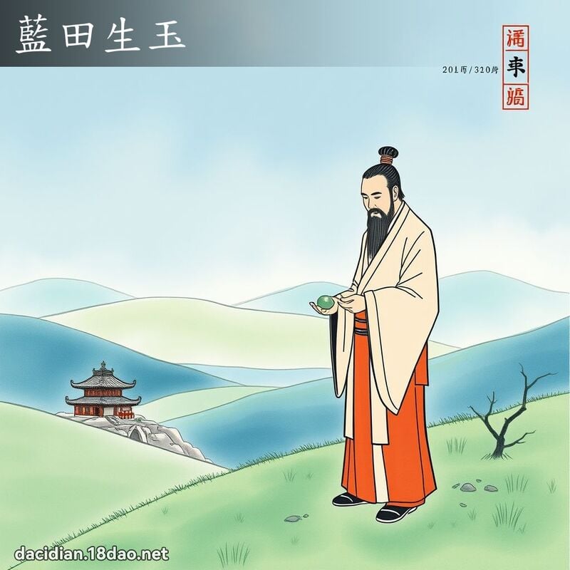 蓝田生玉 配图