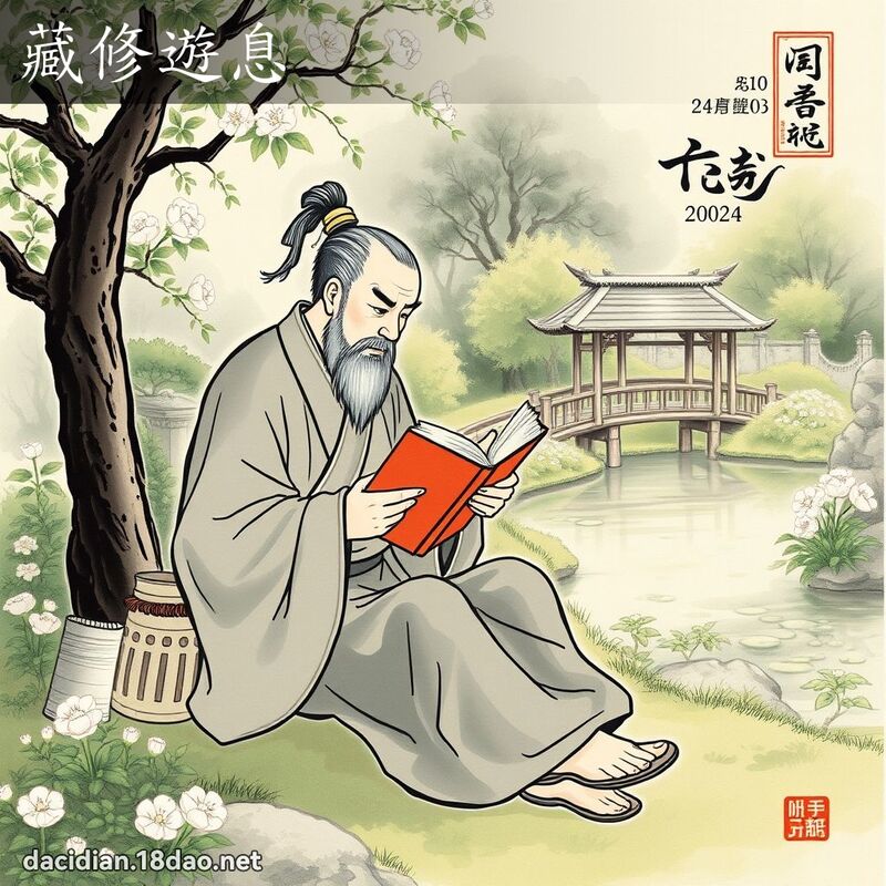 藏修游息 配图