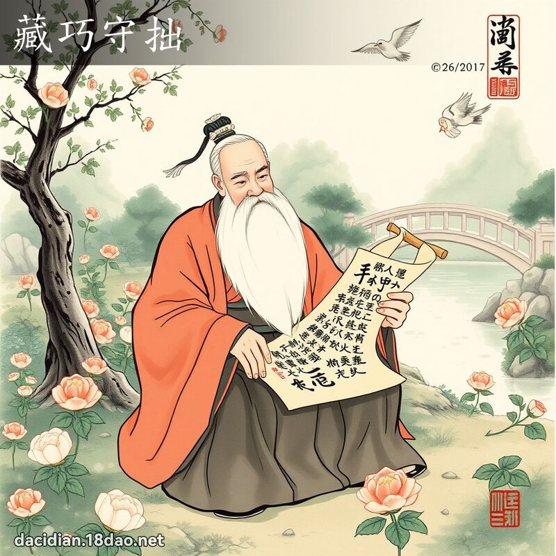 藏巧守拙 配图