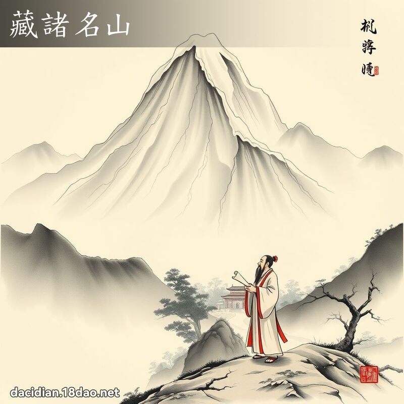 藏诸名山 配图