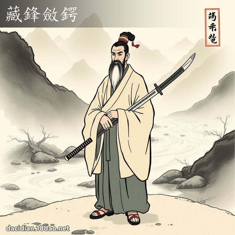 藏锋敛鍔 配图