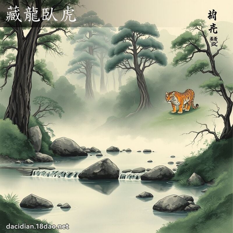 藏龙臥虎 配图