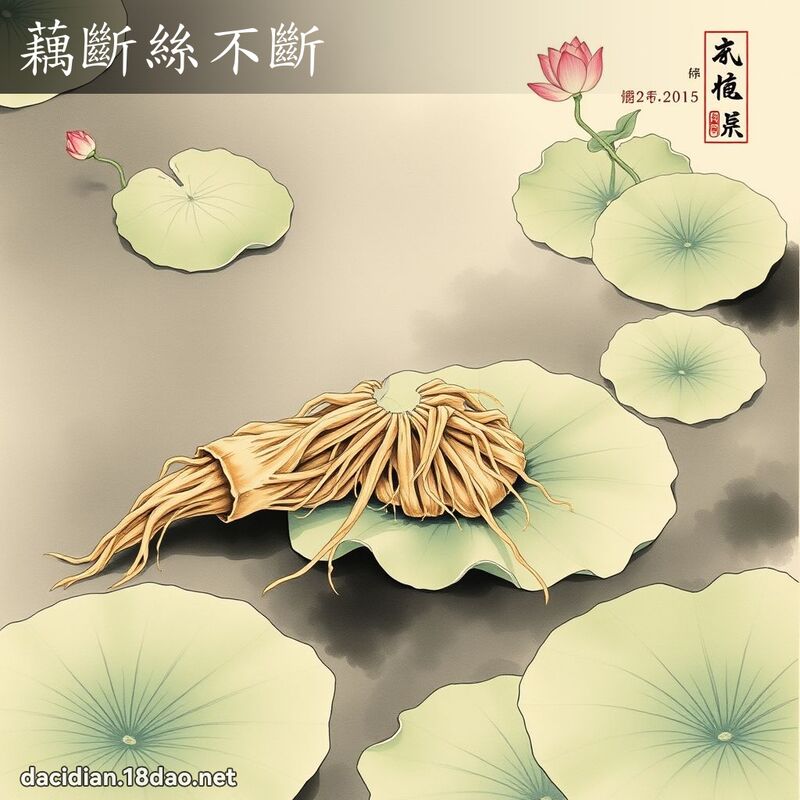 藕断丝不断 配图