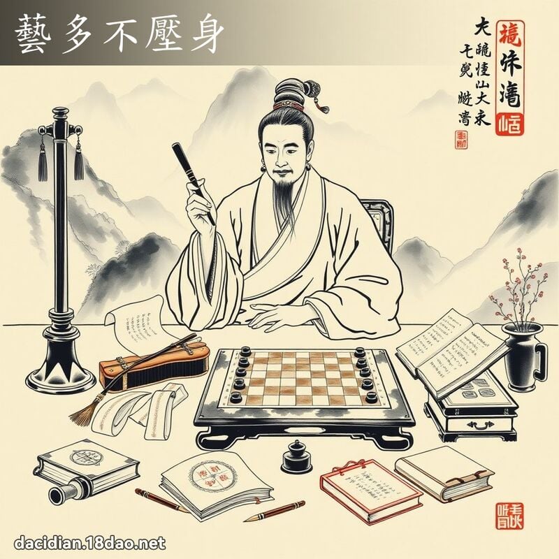 艺多不压身 配图
