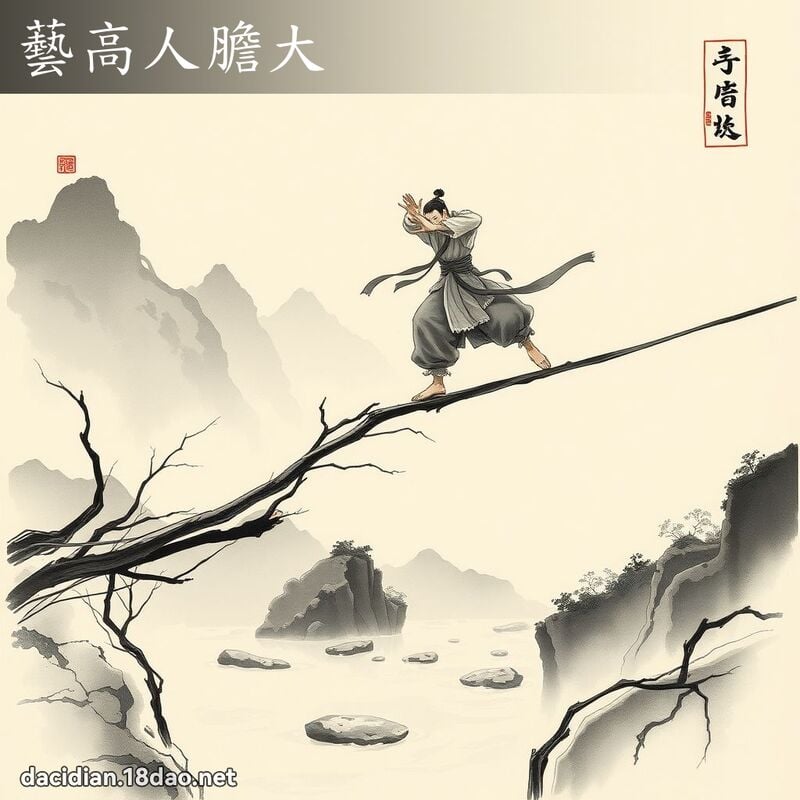 艺高人胆大 配图