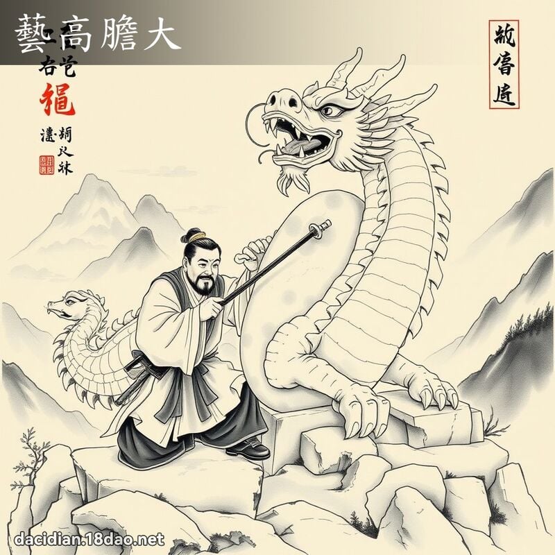 艺高胆大 配图
