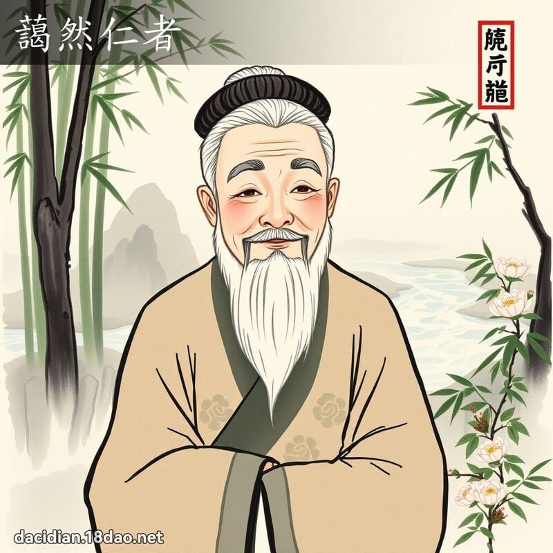 蔼然仁者 配图