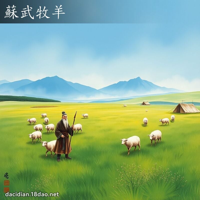 苏武牧羊 配图