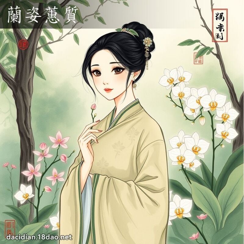 兰姿蕙质 配图