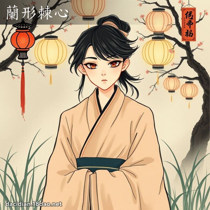 兰形棘心 配图