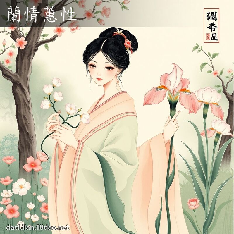 兰情蕙性 配图