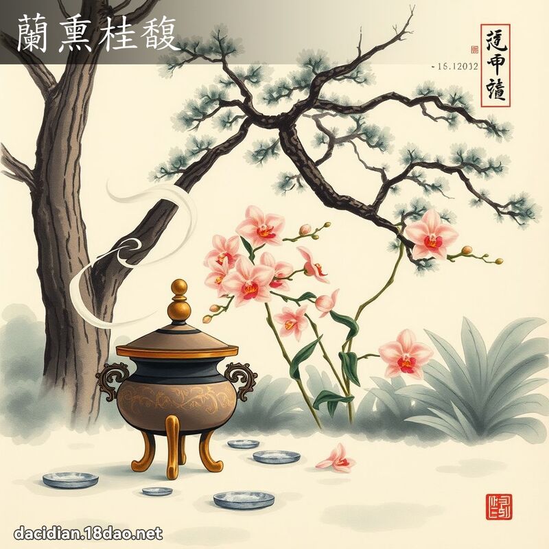 兰熏桂馥 配图