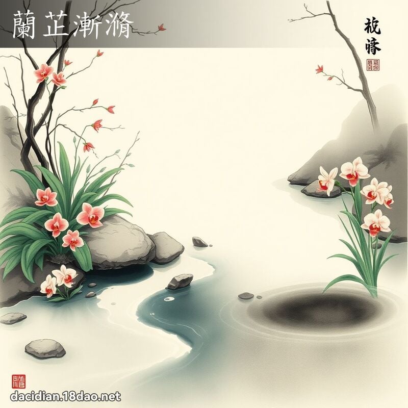 兰芷渐滫 配图