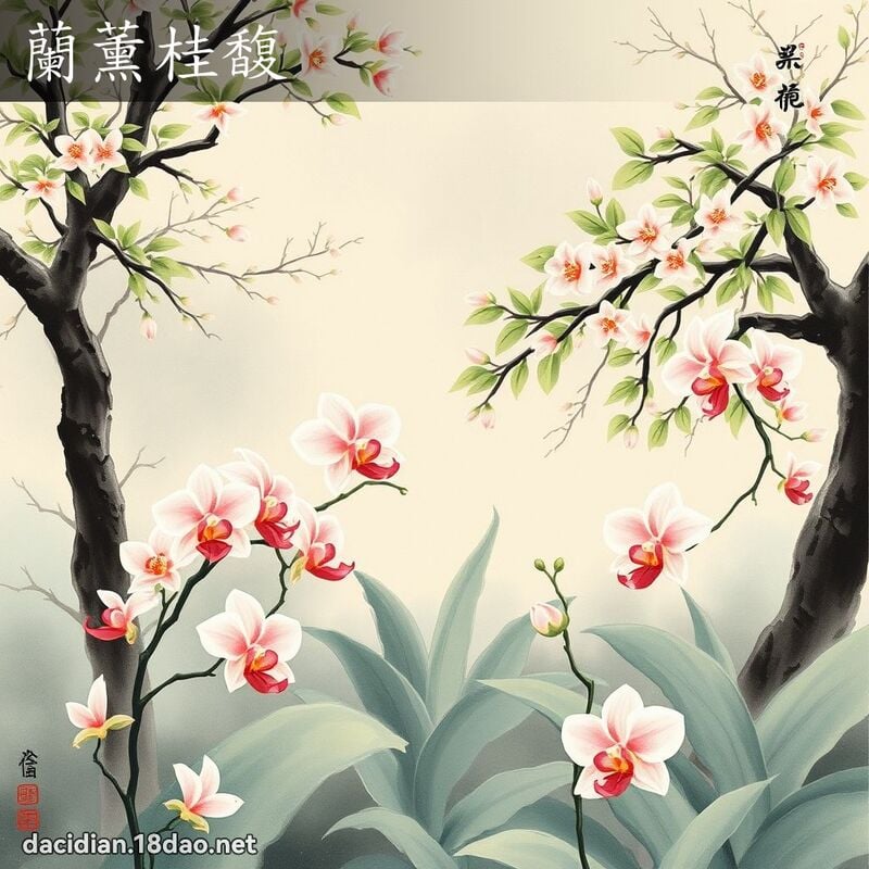 兰薰桂馥 配图