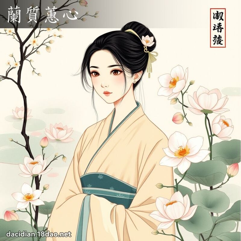 兰质蕙心 配图