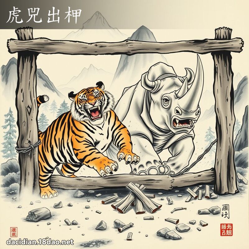 虎兕出柙 配图