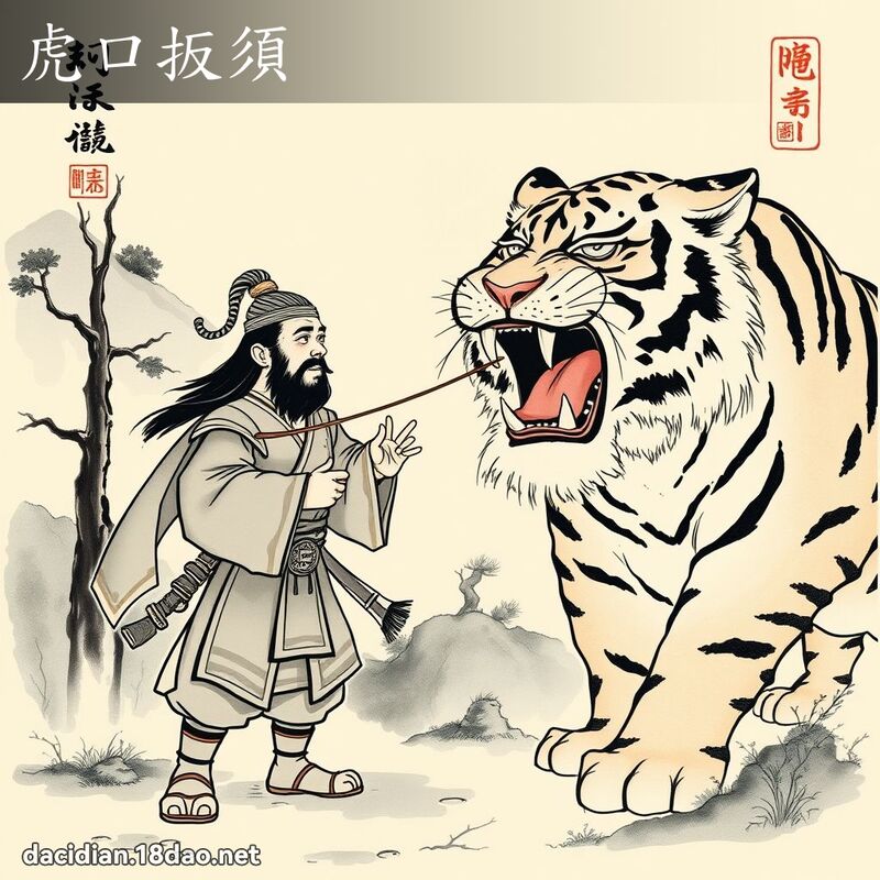 虎口扳须 配图