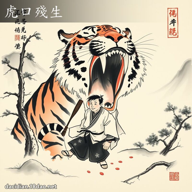 虎口残生 配图