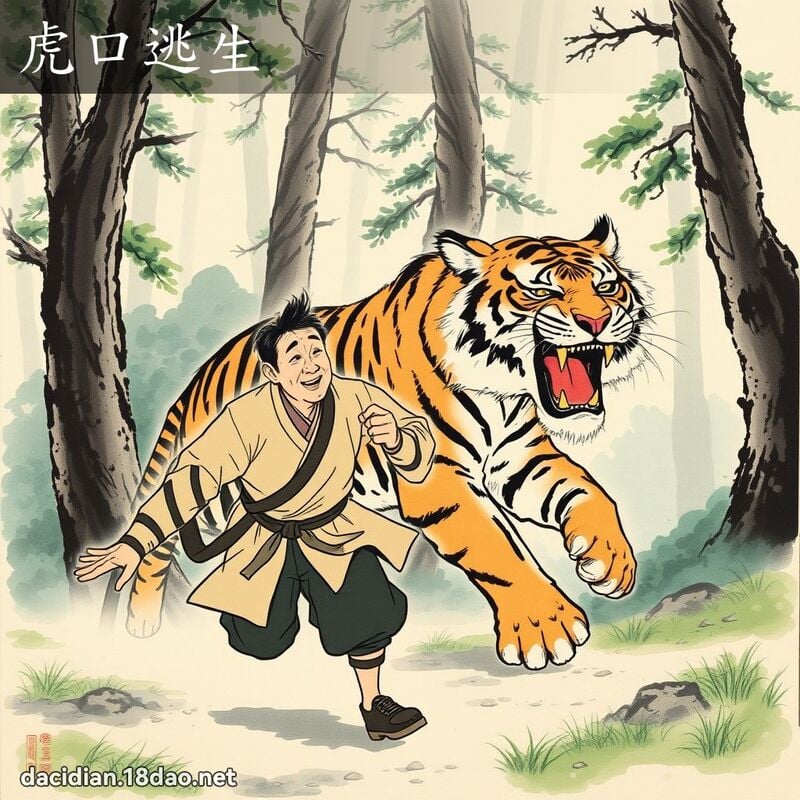 虎口逃生 配图
