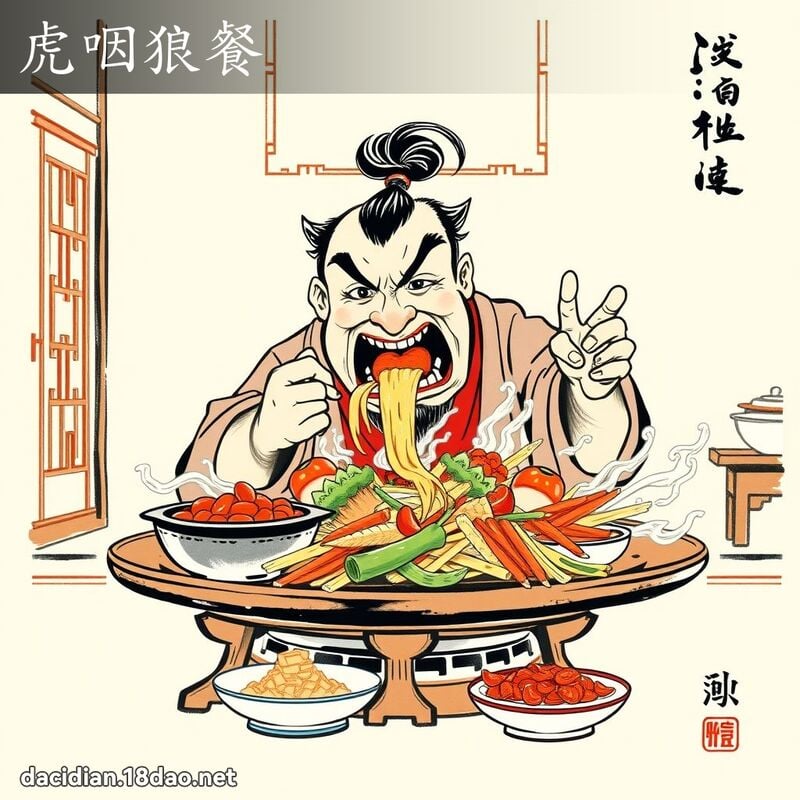 虎咽狼餐 配图