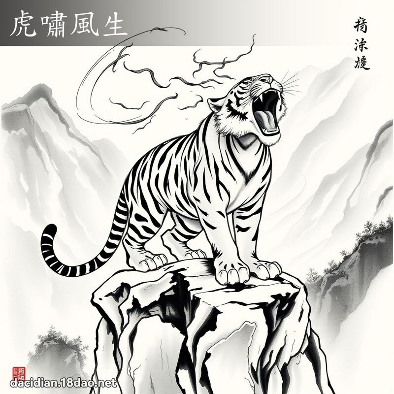 虎啸风生 配图