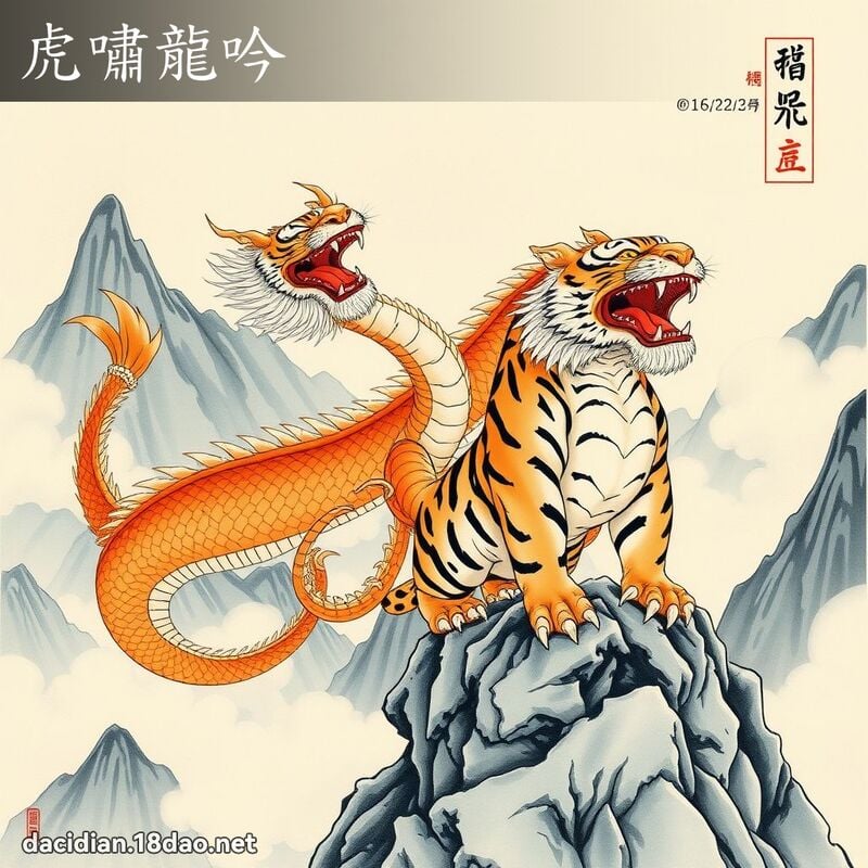 虎啸龙吟 配图