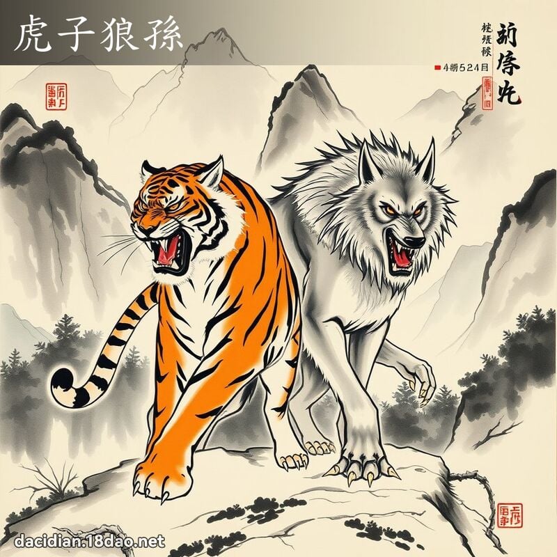 虎子狼孙 配图