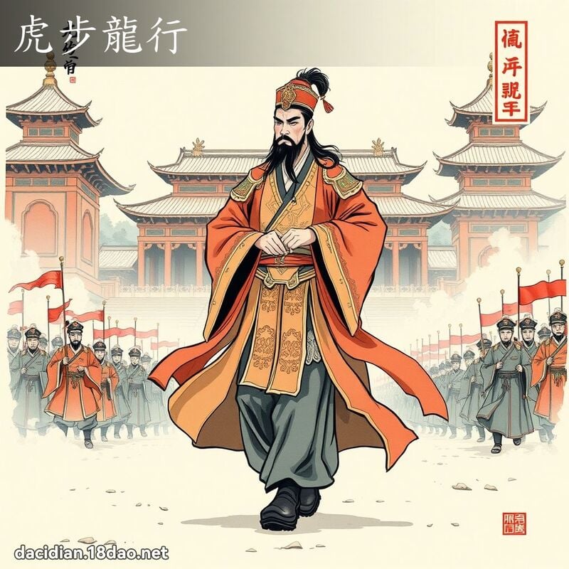 虎步龙行 配图