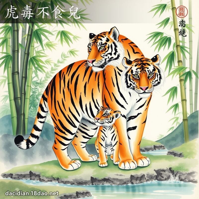 虎毒不食儿 配图