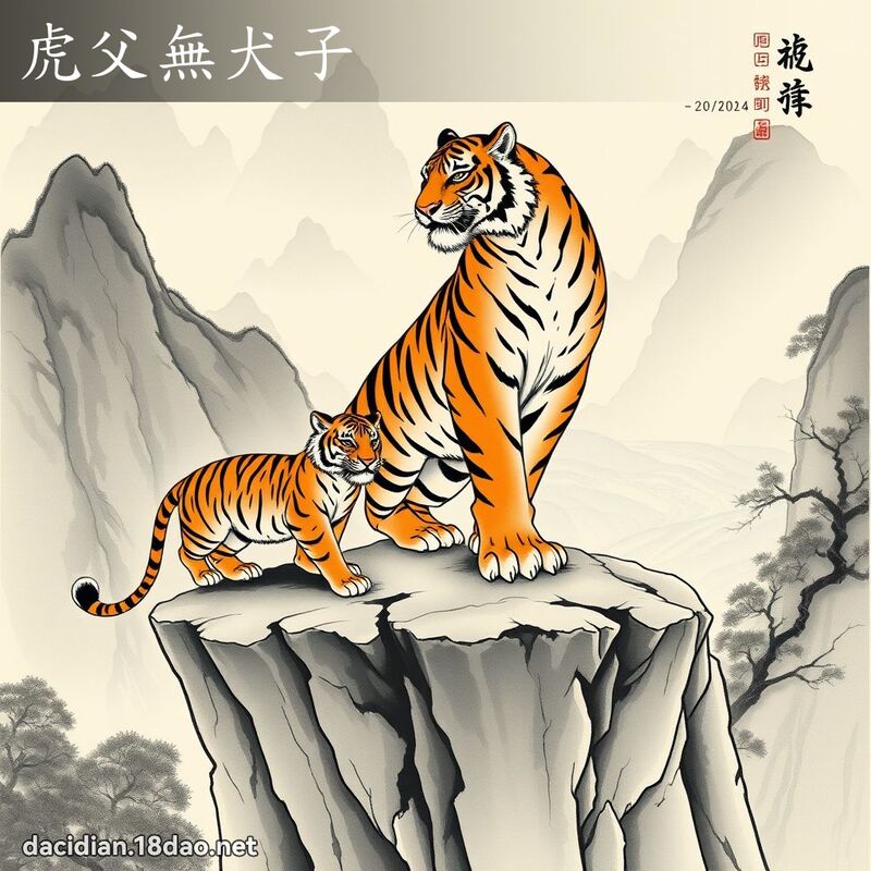 虎父无犬子 配图