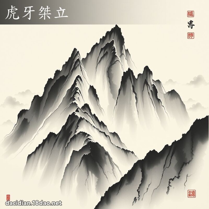 虎牙桀立 配图
