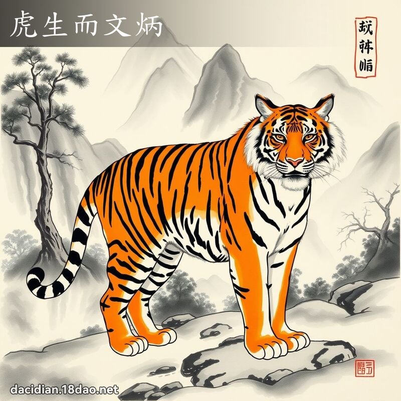 虎生而文炳 配图