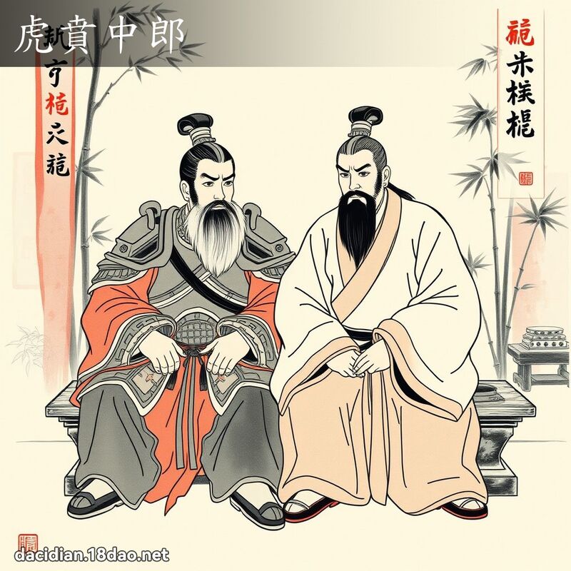 虎賁中郎 - 中华成语配图