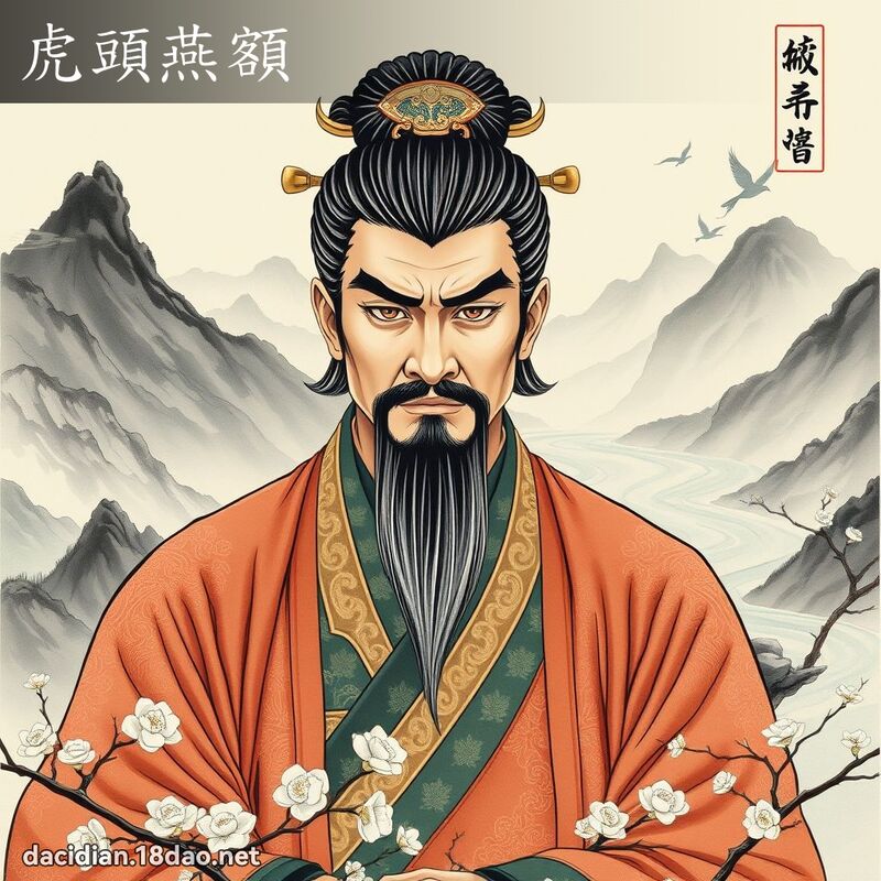 虎头燕额 - 中华成语配图