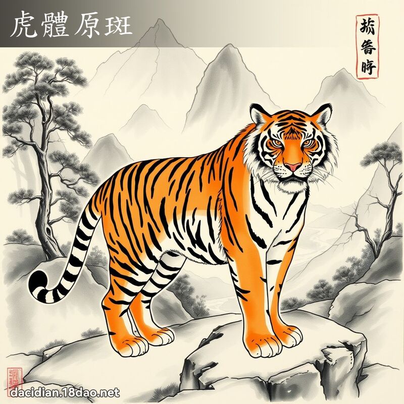 虎体原斑 配图