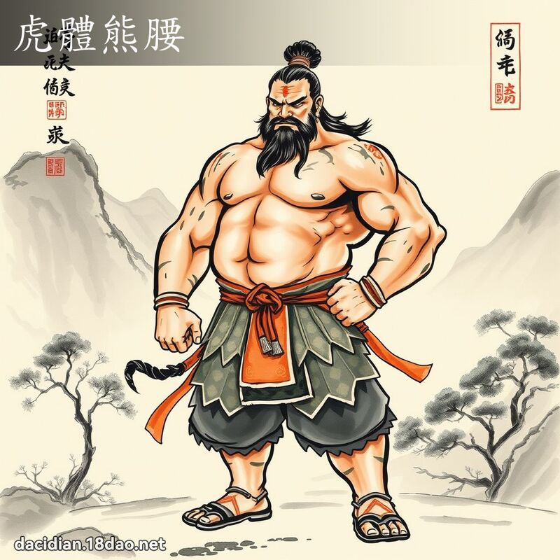 虎体熊腰 配图